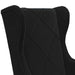Fauteuil Zwart Fluweel