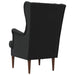 Fauteuil Zwart Fluweel
