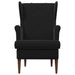 Fauteuil Zwart Fluweel