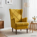 Fauteuil Geel Fluweel