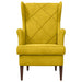Fauteuil Geel Fluweel