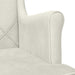Fauteuil Crèmekleurig Fluweel