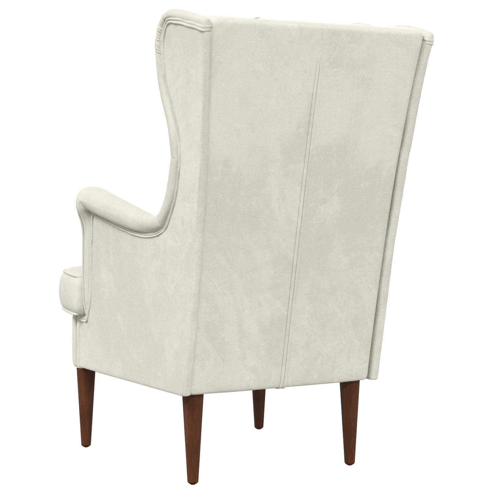 Fauteuil Crèmekleurig Fluweel