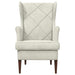 Fauteuil Crèmekleurig Fluweel