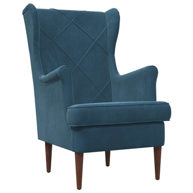 Fauteuil Blauw Fluweel