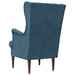 Fauteuil Blauw Fluweel