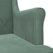 Fauteuil Zeegroen Fluweel