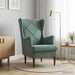 Fauteuil Zeegroen Fluweel