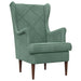 Fauteuil Zeegroen Fluweel