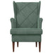 Fauteuil Zeegroen Fluweel