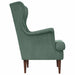 Fauteuil Zeegroen Fluweel