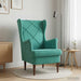 Fauteuil Turquoise Fluweel