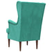 Fauteuil Turquoise Fluweel