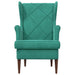 Fauteuil Turquoise Fluweel