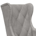 Fauteuil Lichtgrijs Fluweel