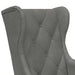 Fauteuil Donkergrijs Fluweel