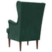 Fauteuil Donkergroen Fluweel