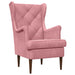 Fauteuil Roze Fluweel