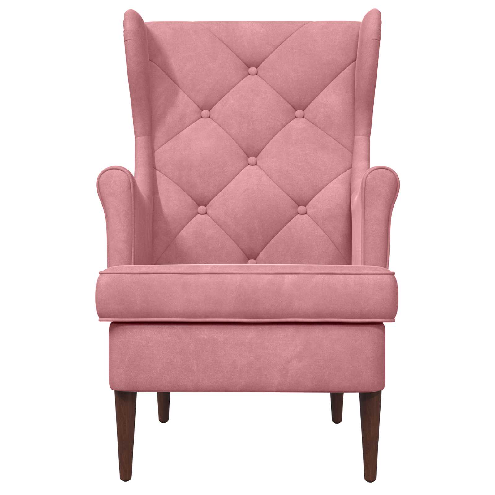 Fauteuil Roze Fluweel