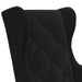 Fauteuil Zwart Fluweel