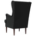 Fauteuil Zwart Fluweel