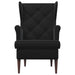 Fauteuil Zwart Fluweel