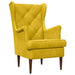 Fauteuil Geel Fluweel