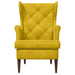 Fauteuil Geel Fluweel