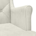 Fauteuil Crèmekleurig Fluweel