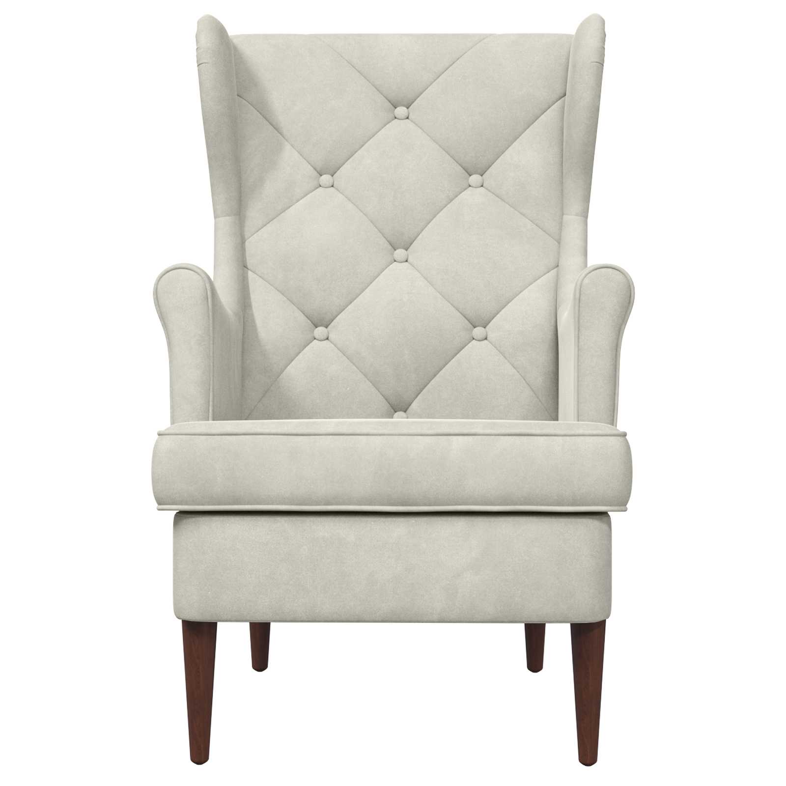 Fauteuil Crèmekleurig Fluweel