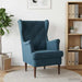 Fauteuil Blauw Fluweel