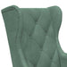 Fauteuil Zeegroen Fluweel