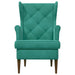 Fauteuil Turquoise Fluweel