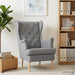 Fauteuil Lichtgrijs Stof