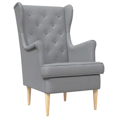 Fauteuil Lichtgrijs Stof