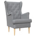 Fauteuil Lichtgrijs Stof