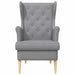 Fauteuil Lichtgrijs Stof