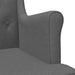 Fauteuil Donkergrijs Stof