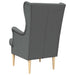 Fauteuil Donkergrijs Stof