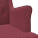 Fauteuil Wijnrood Stof