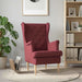Fauteuil Wijnrood Stof
