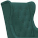 Fauteuil Donkergroen Stof