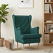 Fauteuil Donkergroen Stof