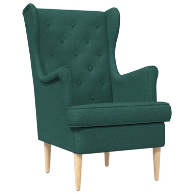 Fauteuil Donkergroen Stof