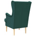 Fauteuil Donkergroen Stof