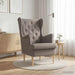 Fauteuil Taupe Stof