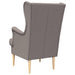 Fauteuil Taupe Stof