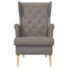 Fauteuil Taupe Stof