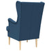 Fauteuil Blauw Stof
