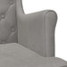 Fauteuil Lichtgrijs Fluweel